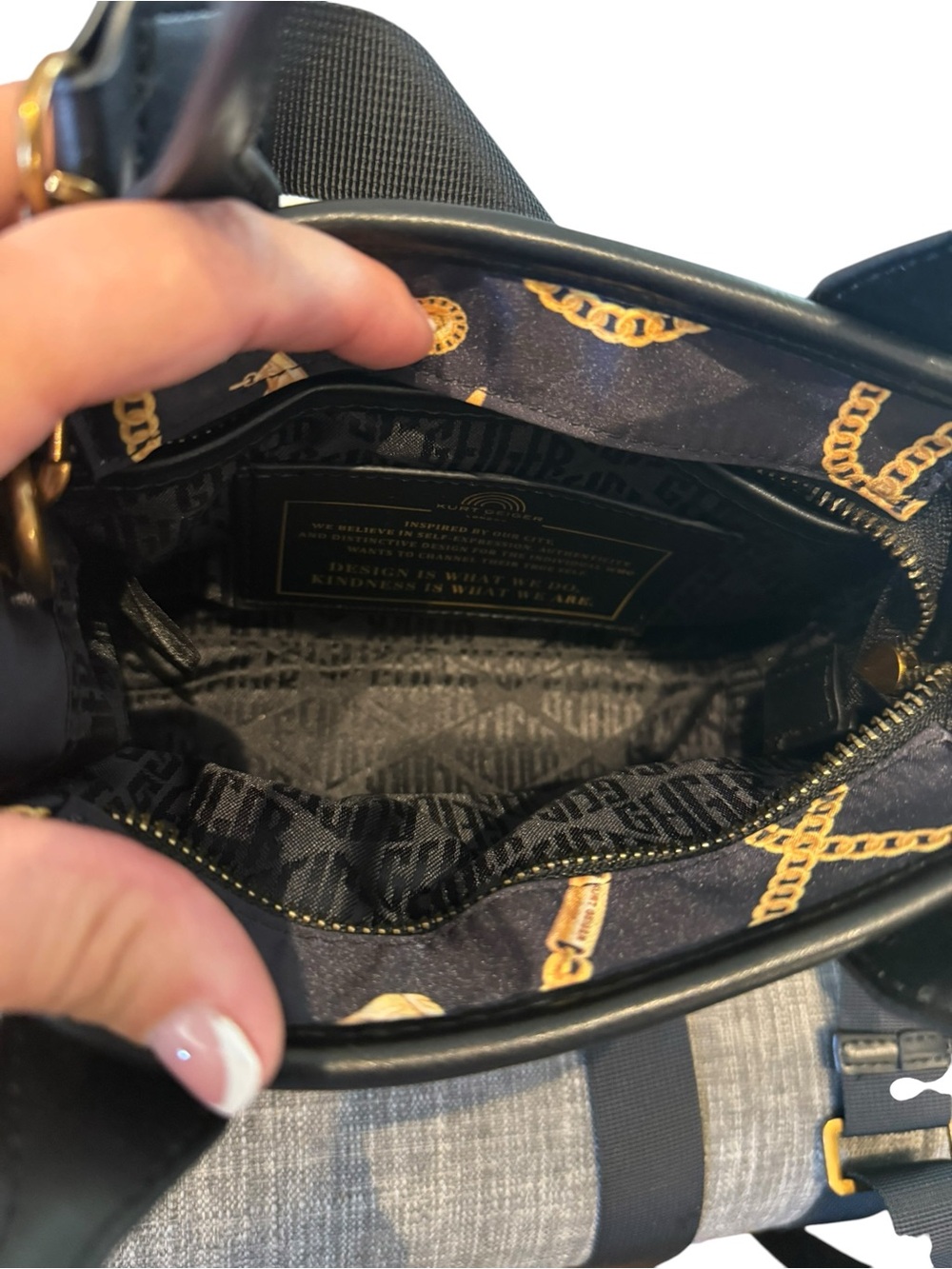 Kurt Geiger London Extra Small Quilted Recycled Shopper Tote Bag - Picture 7 of 10
